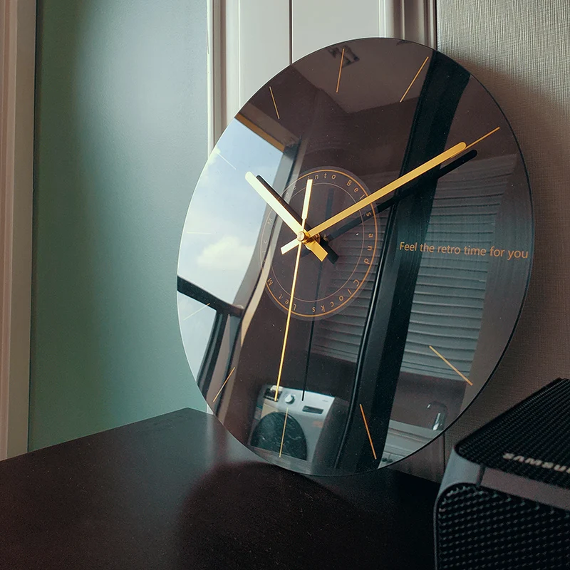 Luxury Lifestyle Homes - Reloj de pared silencioso de lujo,
