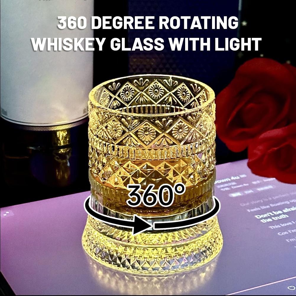 Crystal Wine Glass - Vaso Giratorio para Whisky, Copa de