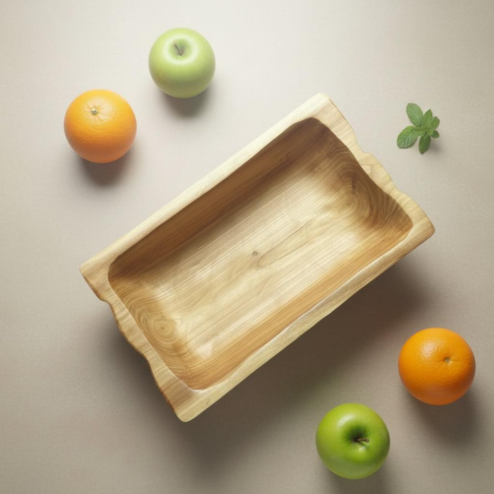 Wooden Serving Tray - Bandeja de Madera Rústica de Gran