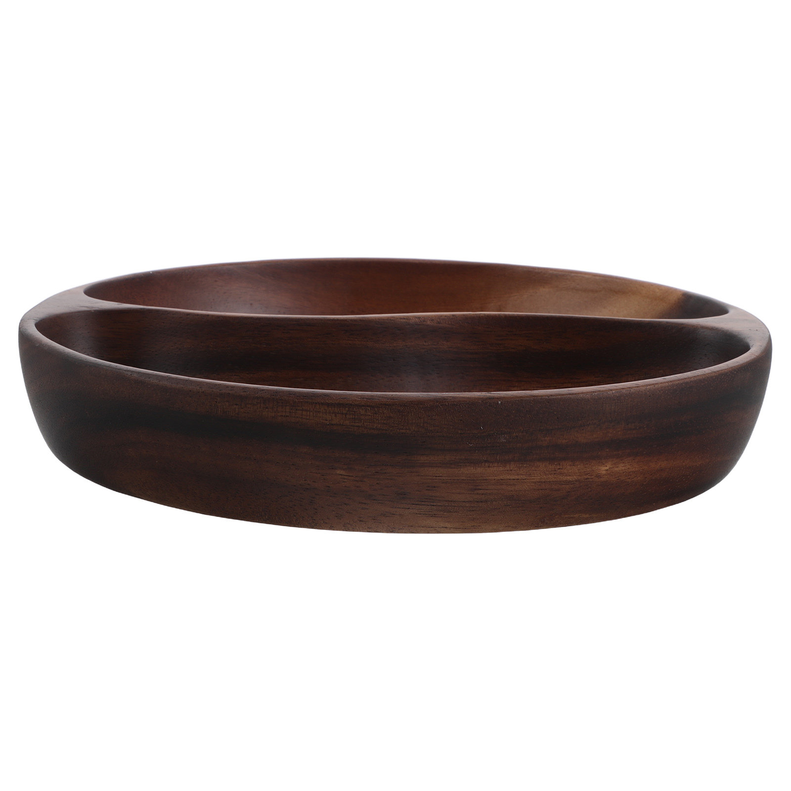 Wooden Serving Tray - Plato de Porciones Divididas de Madera,
