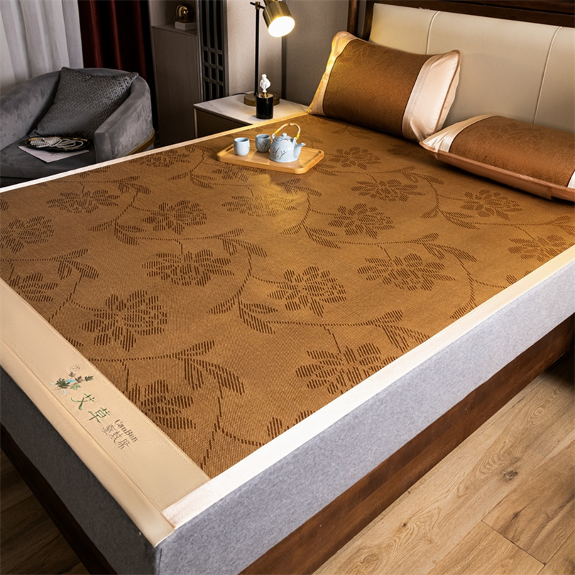 Silk Pillowcase Set - Estera refrescante de bambú y funda