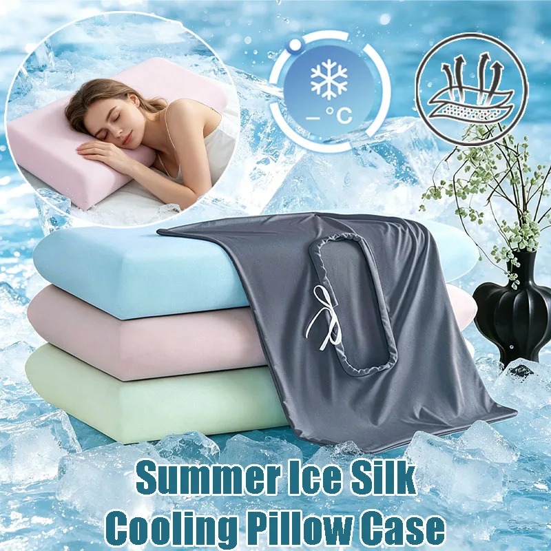 Silk Pillowcase Set - 1 Juego de Fundas de Almohada