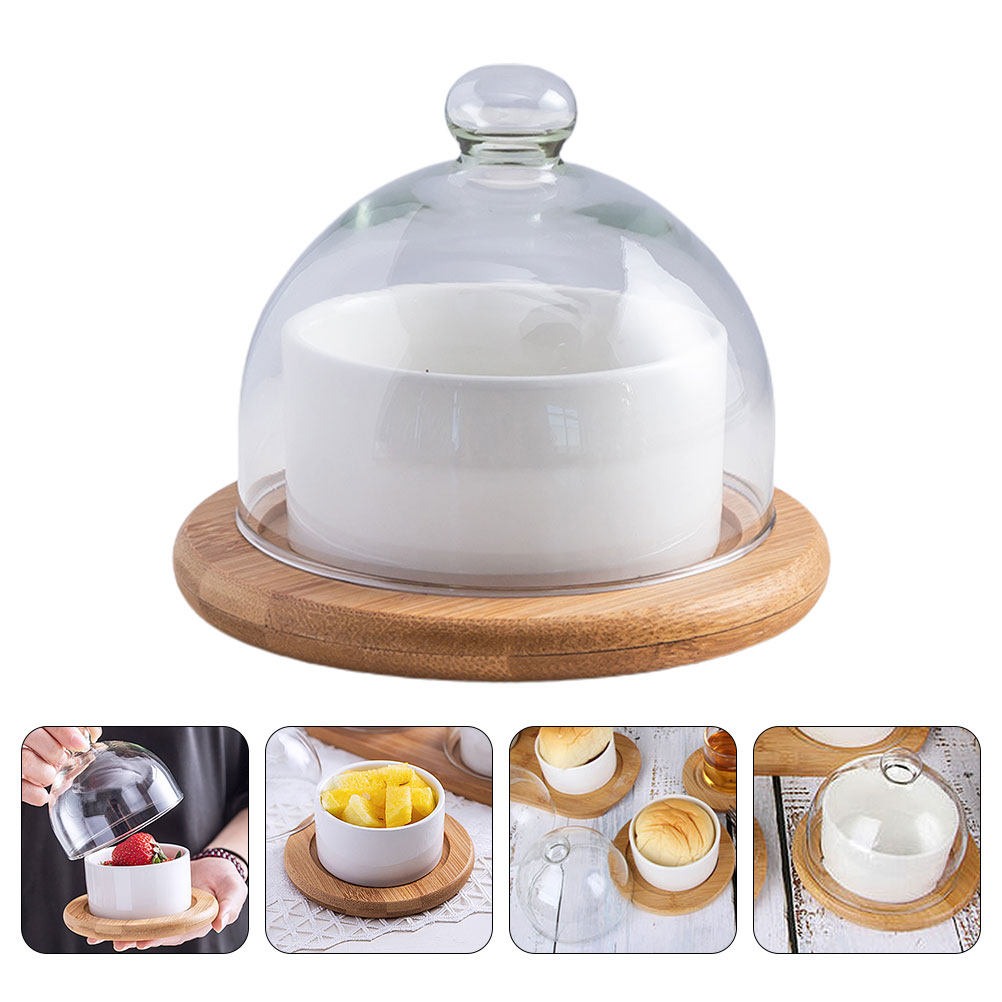 Wooden Serving Tray - Juego de Tazones de Cerámica para