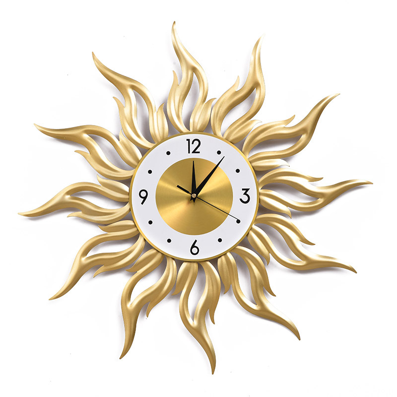 Luxury Lifestyle Homes - Reloj de Pared Dorado Nórdico, Reloj