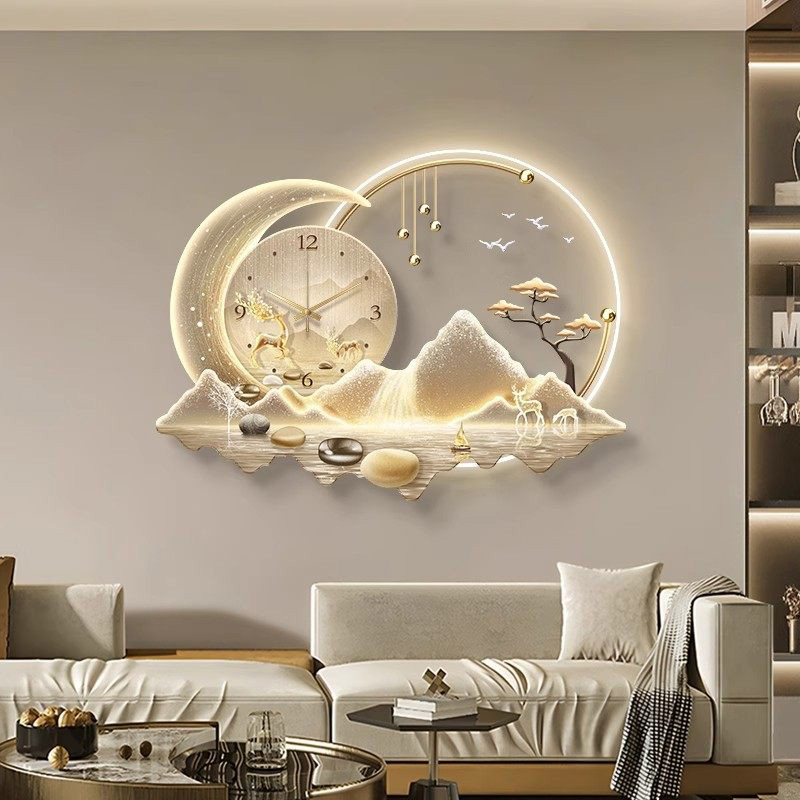 Luxury Lifestyle Homes - Reloj de Pared LED con Diseño
