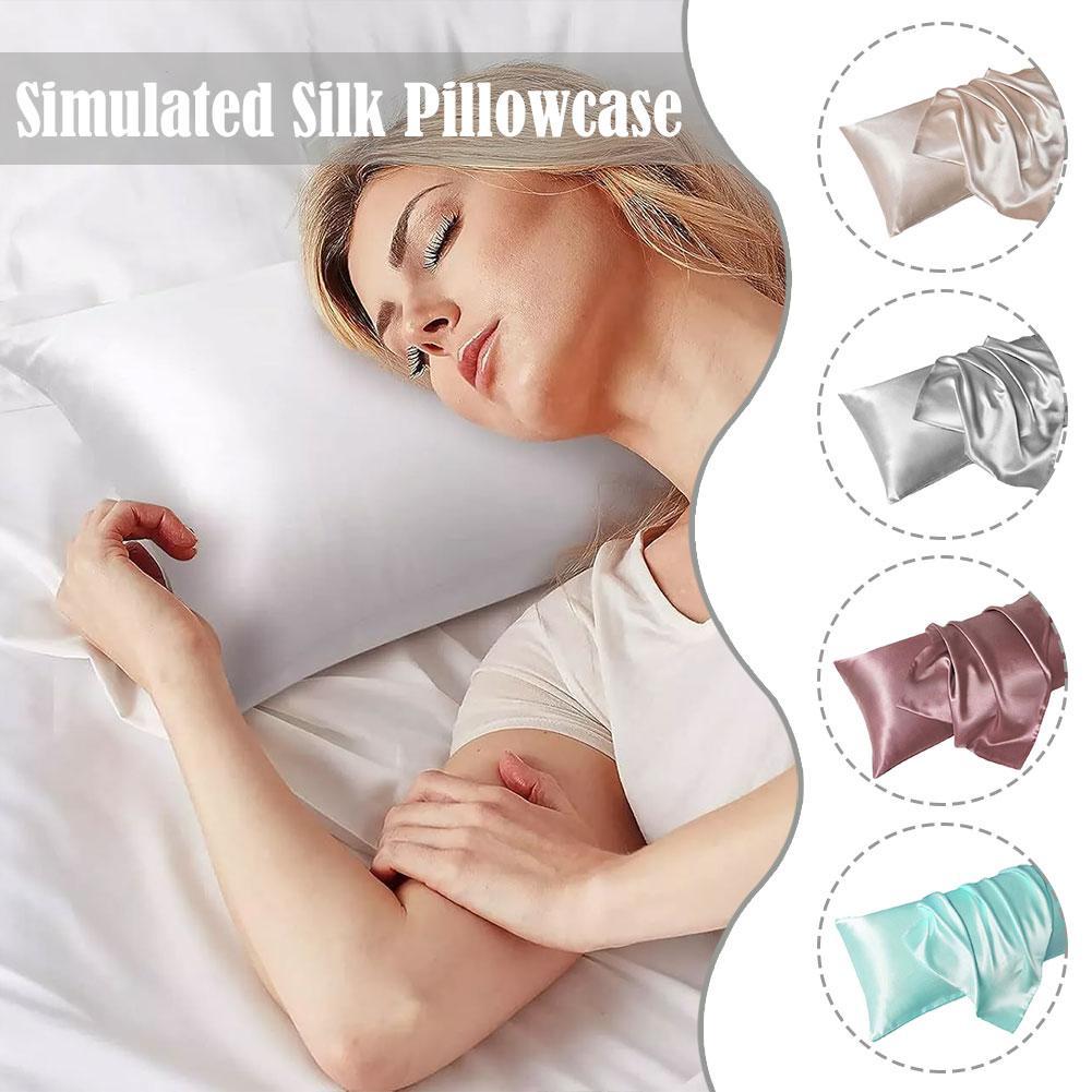 Silk Pillowcase Set - Funda de almohada de satén de