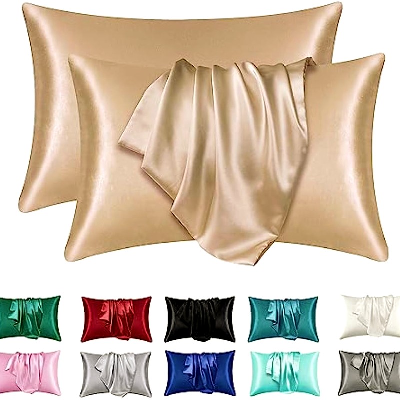 Silk Pillowcase Set - Juego de 2 Fundas de Almohada