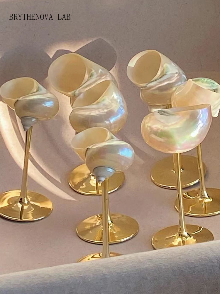 Crystal Wine Glass - Copas de Vino Retro con Diseño