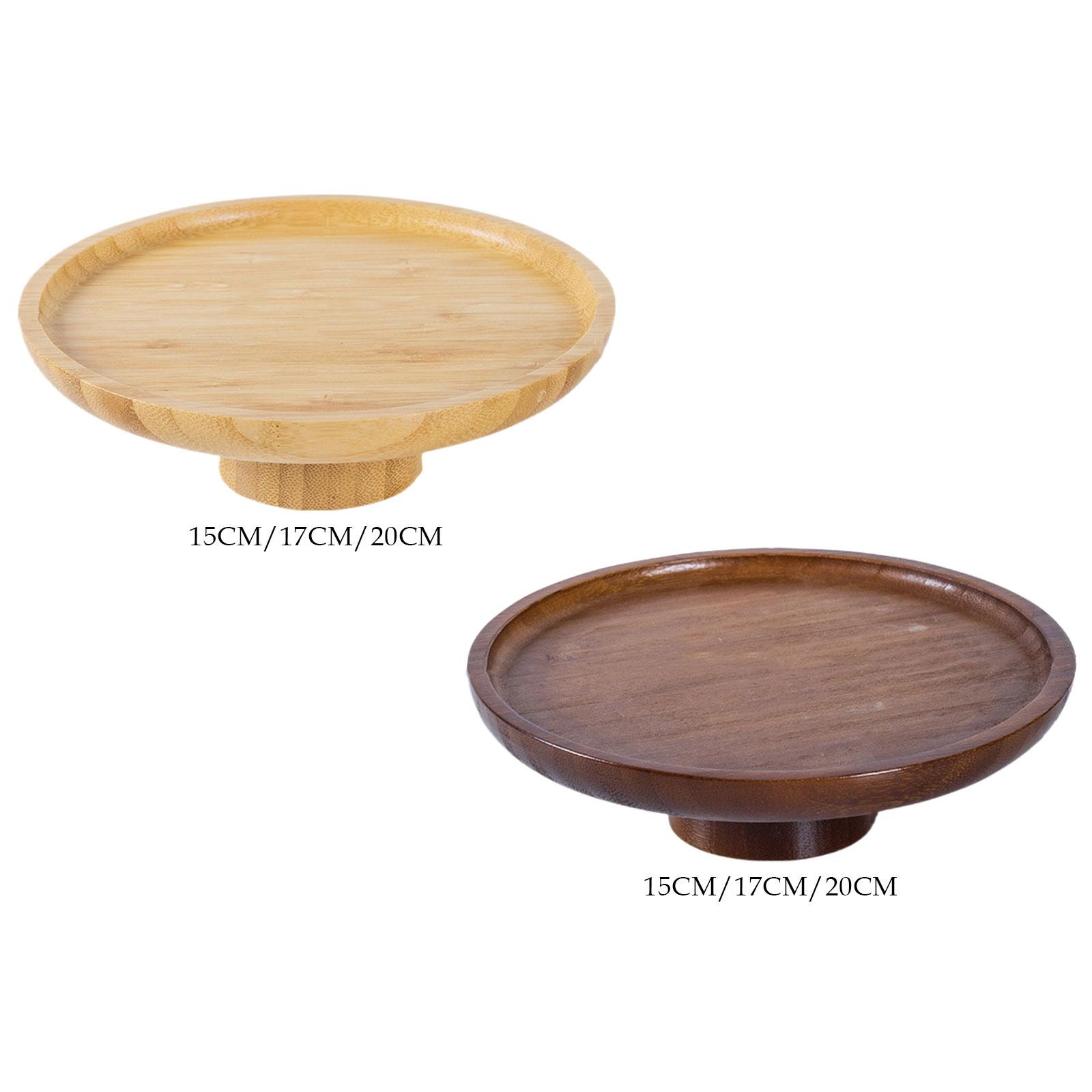 Wooden Serving Tray - Soporte de madera para pasteles, bandeja