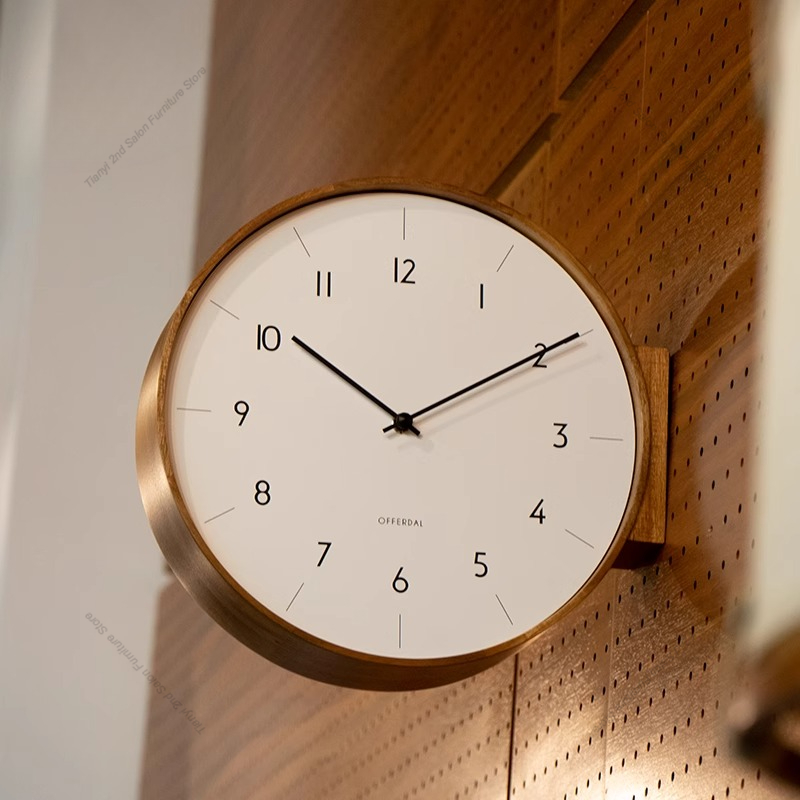Luxury Lifestyle Homes - Reloj de pared de doble cara