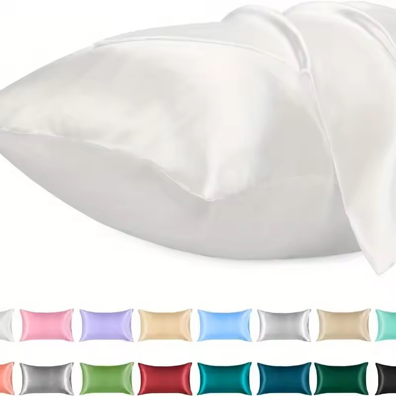 Silk Pillowcase Set - 1 Funda de Almohada de Satén