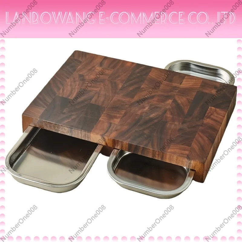 Wooden Serving Tray - Tabla de cortar de nogal con
