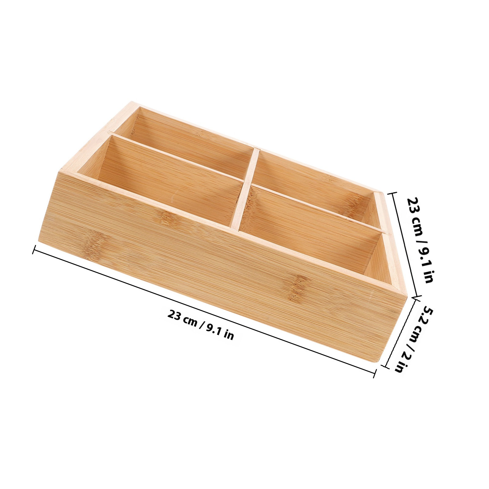 Bandeja de servir de bambú con - Wooden Serving Tray reseña y precio