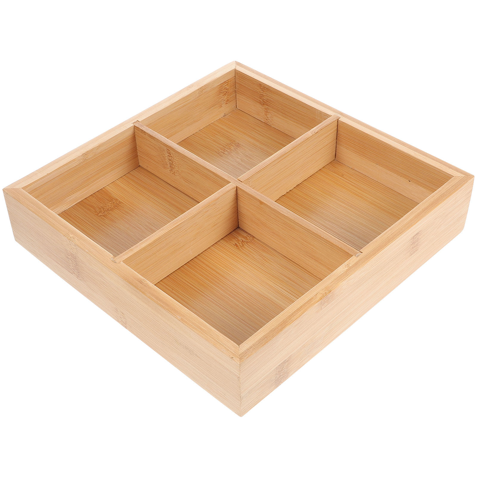 Bandeja de servir de bambú con - Wooden Serving Tray reseña y precio