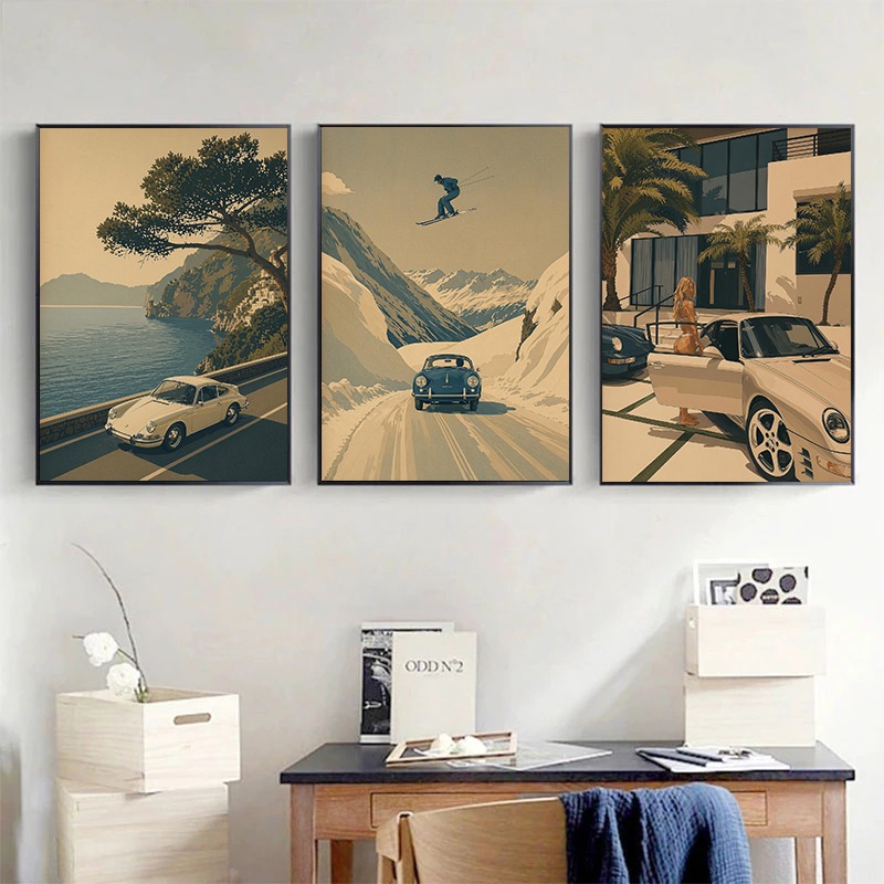 Póster de viaje de esquí alpin - Luxury Lifestyle Picture reseña y precio