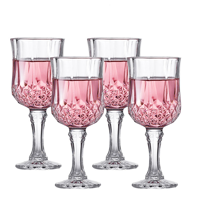 Juego de copas de champán tran - Crystal Wine Glass reseña y precio