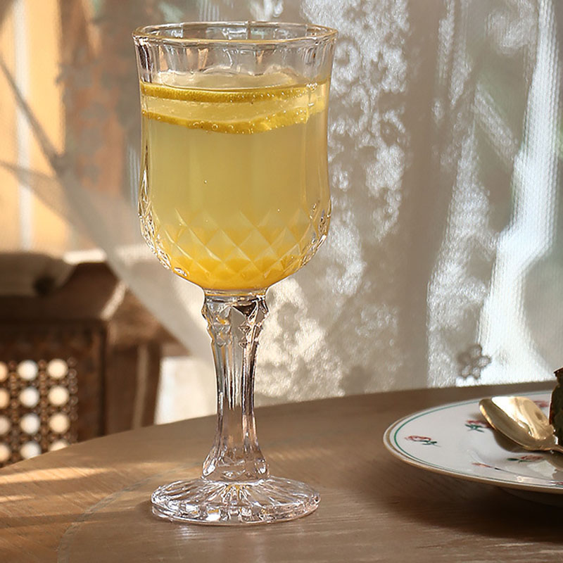 Juego de copas de champán tran - Crystal Wine Glass reseña y precio