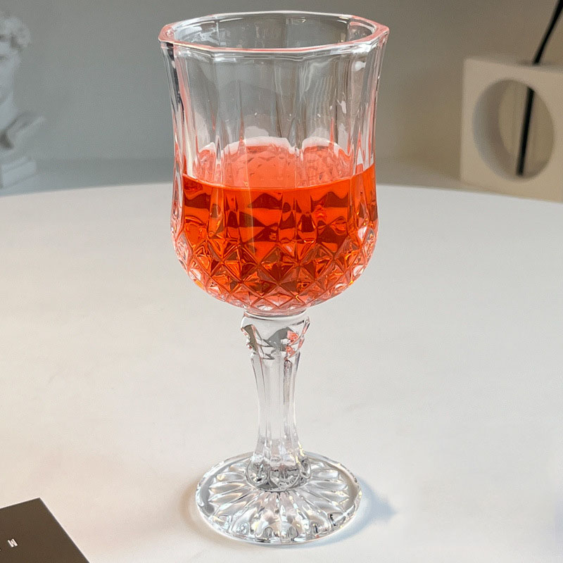 Juego de copas de champán tran - Crystal Wine Glass reseña y precio