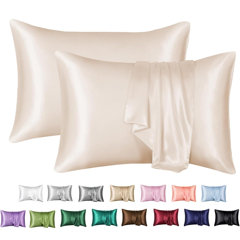 Paquete de 2 fundas de almohad - Silk Pillowcase Set reseña y precio
