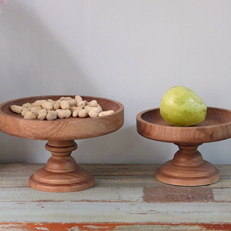 Soporte de madera para exhibir - Wooden Serving Tray reseña y precio