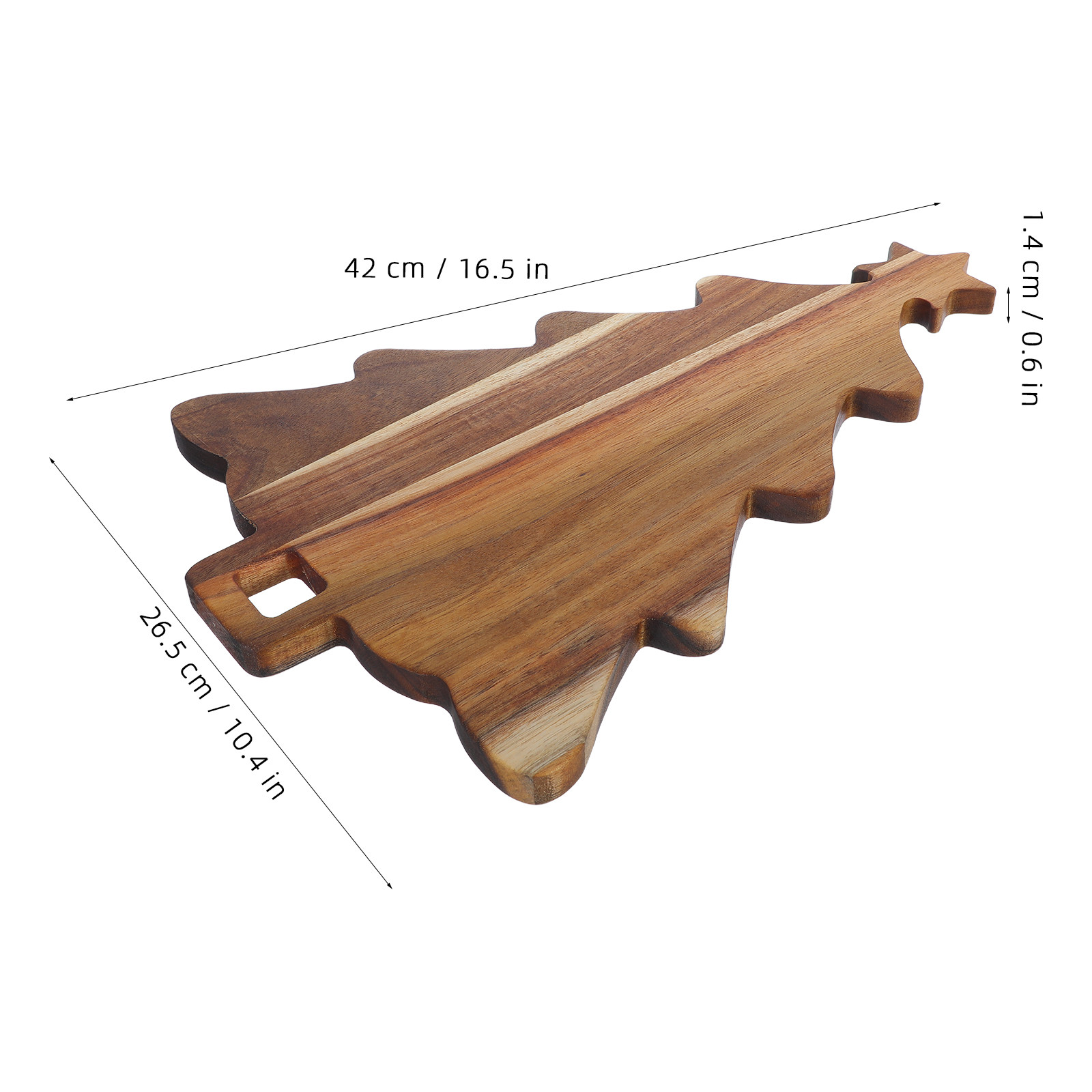 Tabla de cortar de madera con  - Wooden Serving Tray reseña y precio