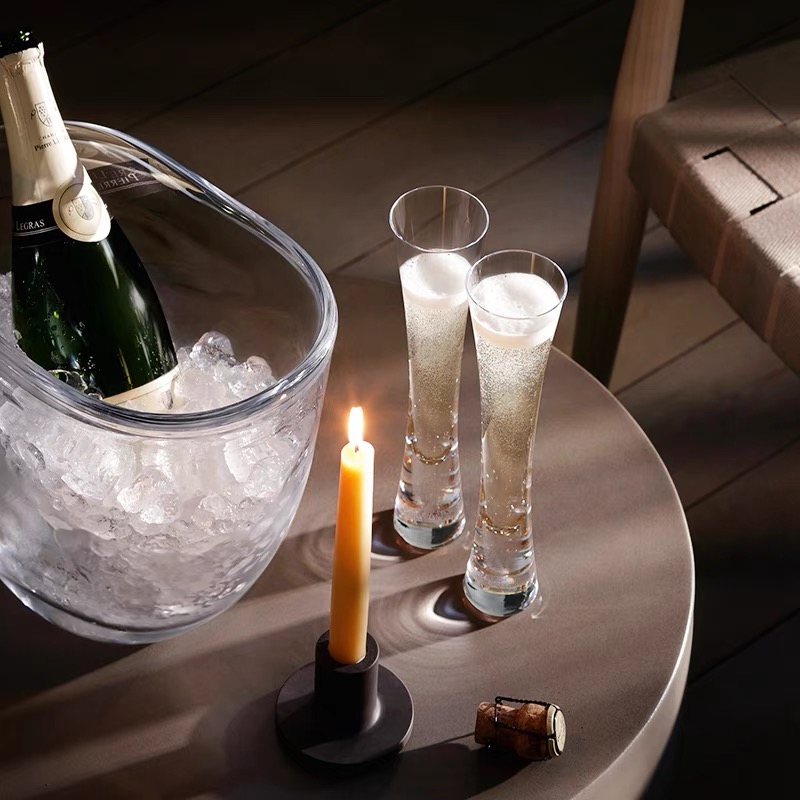 Copas de champán sin mango, co - Crystal Wine Glass reseña y precio