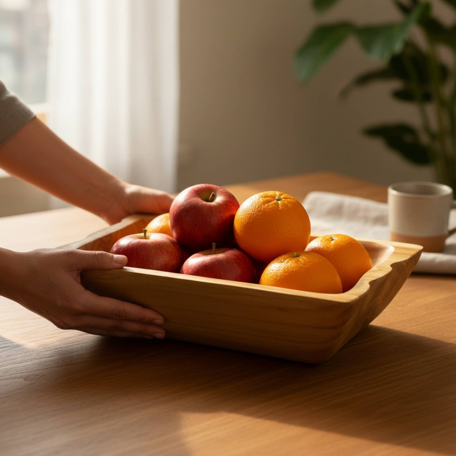 Bandeja de Madera Rústica de G - Wooden Serving Tray reseña y precio