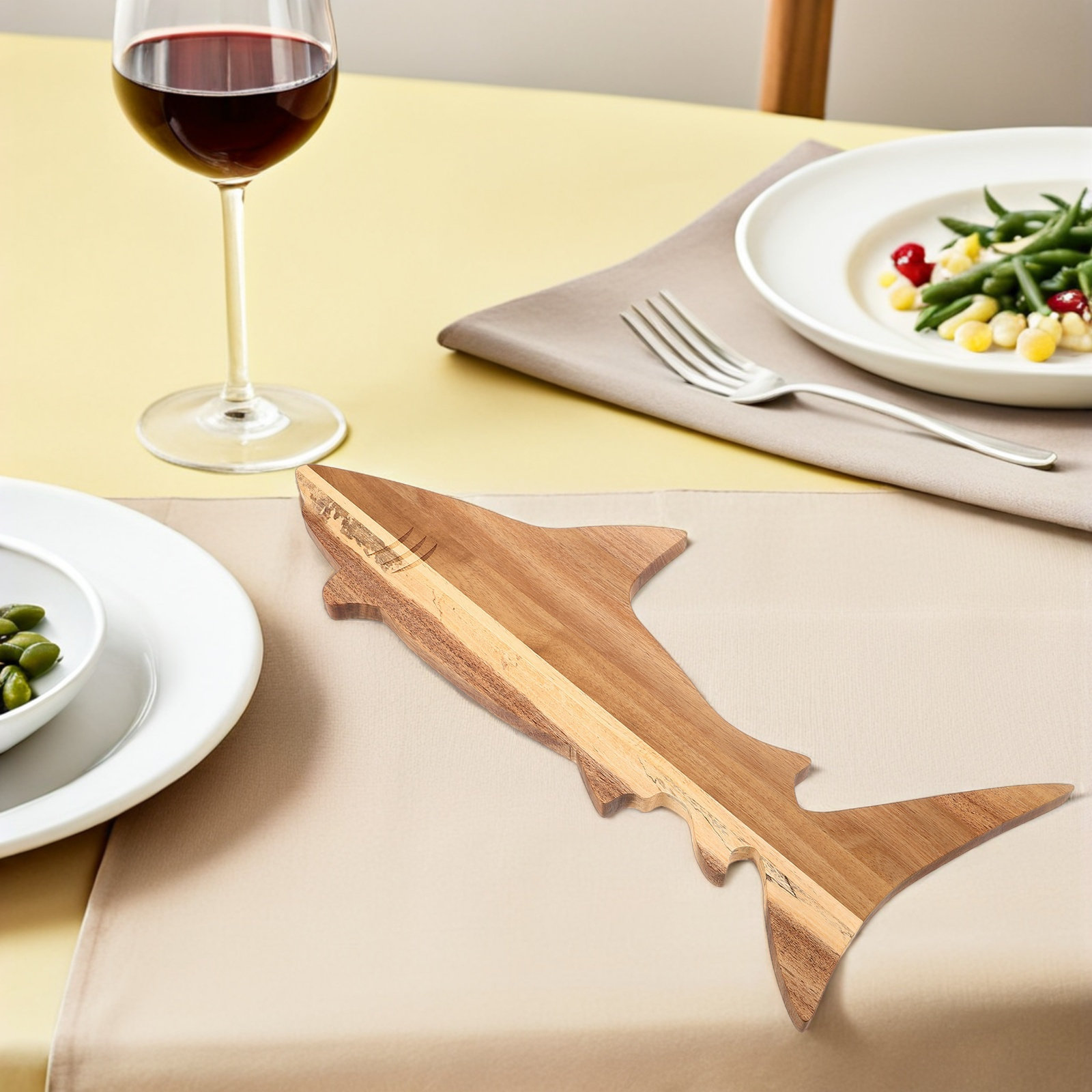Tabla de cortar de madera de a - Wooden Serving Tray reseña y precio