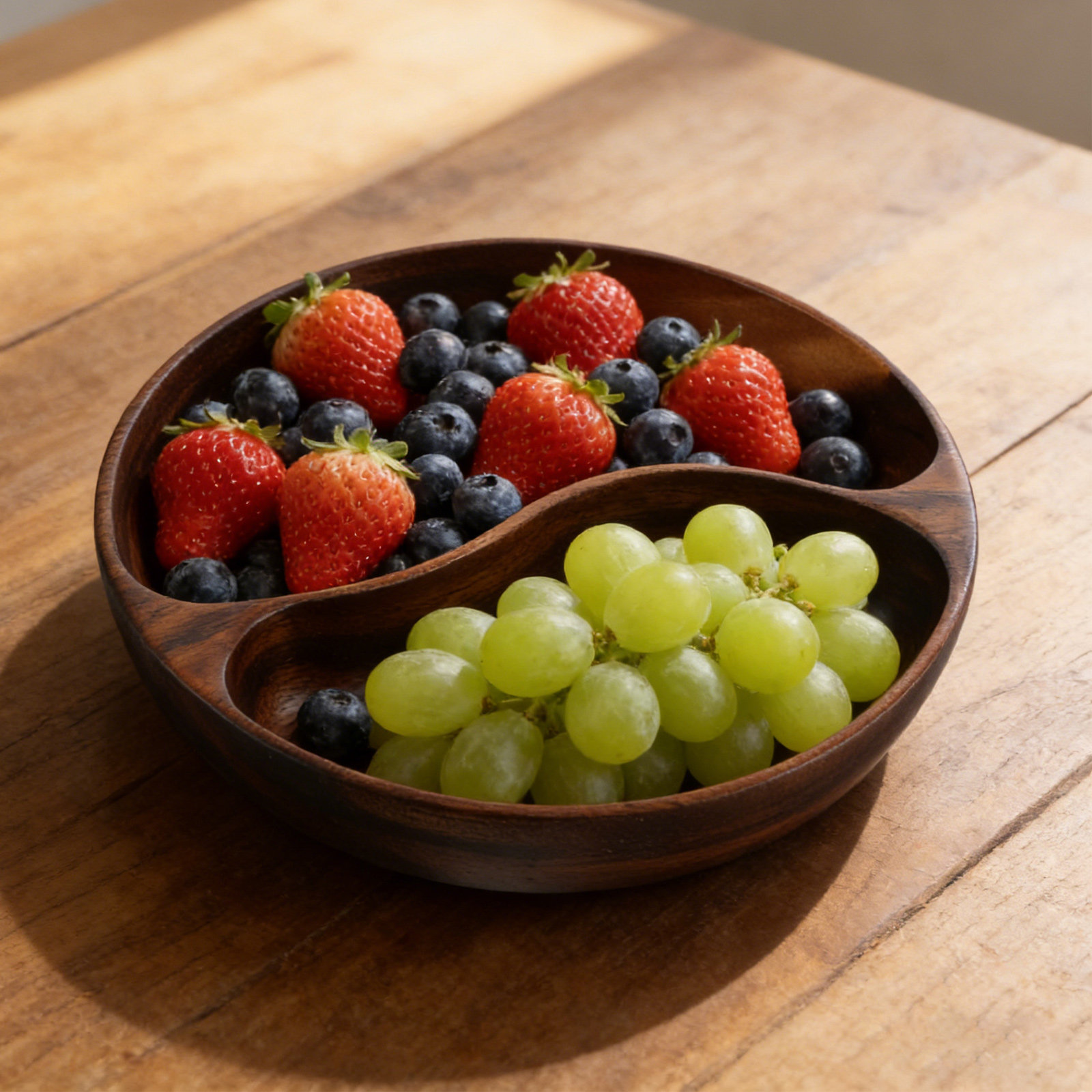 Plato de Porciones Divididas d - Wooden Serving Tray reseña y precio