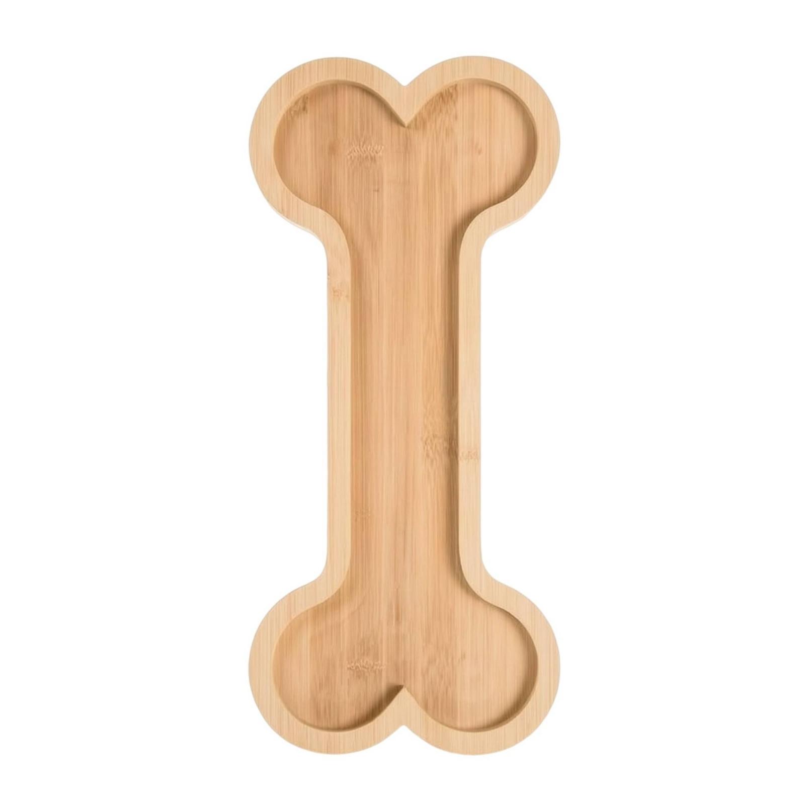Plato de Bambú con Compartimen - Wooden Serving Tray reseña y precio