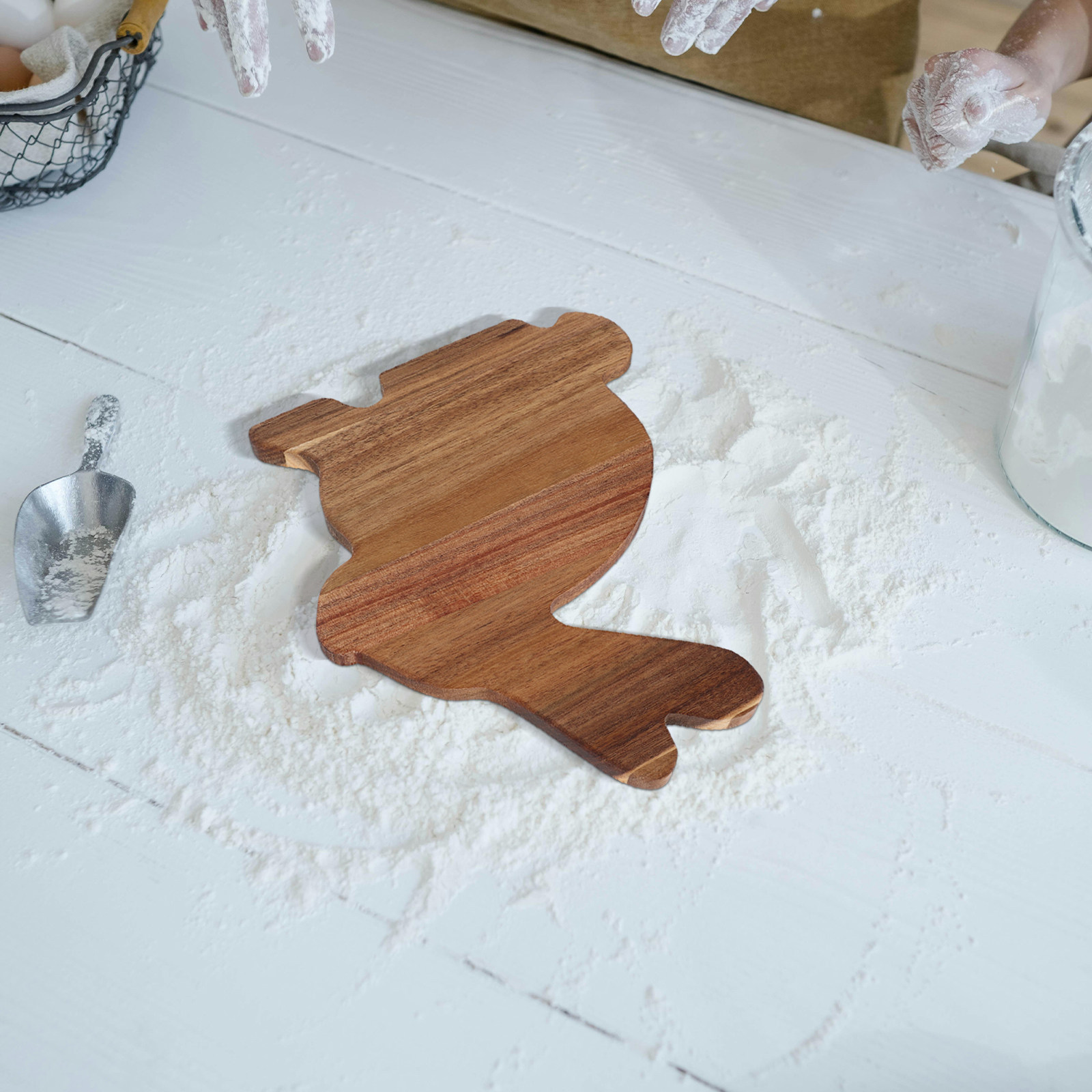 Tabla de servir de madera con  - Wooden Serving Tray reseña y precio