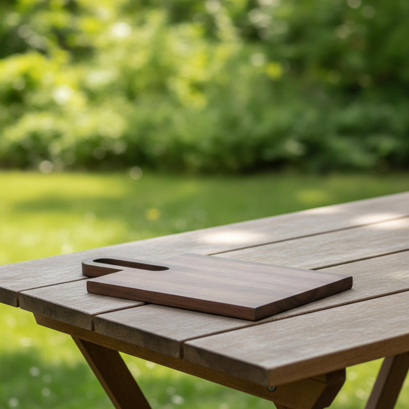 Tabla de servir de madera maci - Wooden Serving Tray reseña y precio