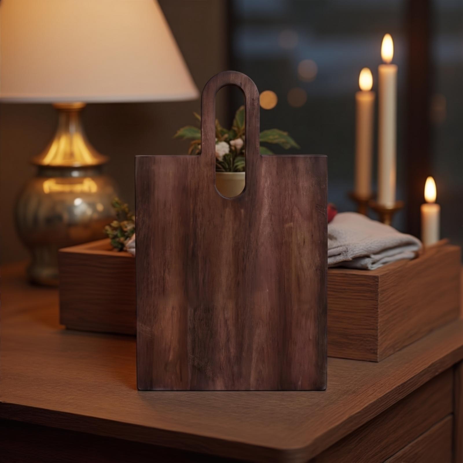 Tabla de servir de madera maci - Wooden Serving Tray reseña y precio