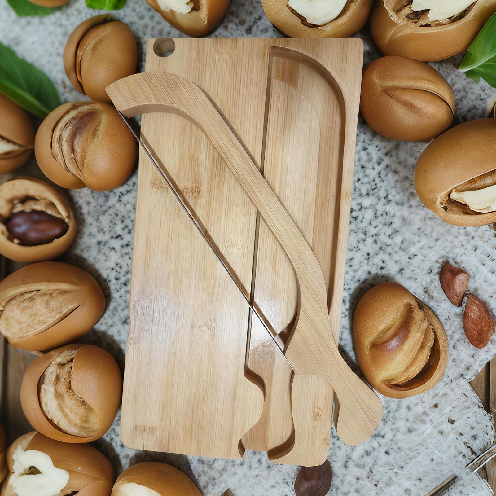 Cortador de pan para masa ferm - Wooden Serving Tray reseña y precio