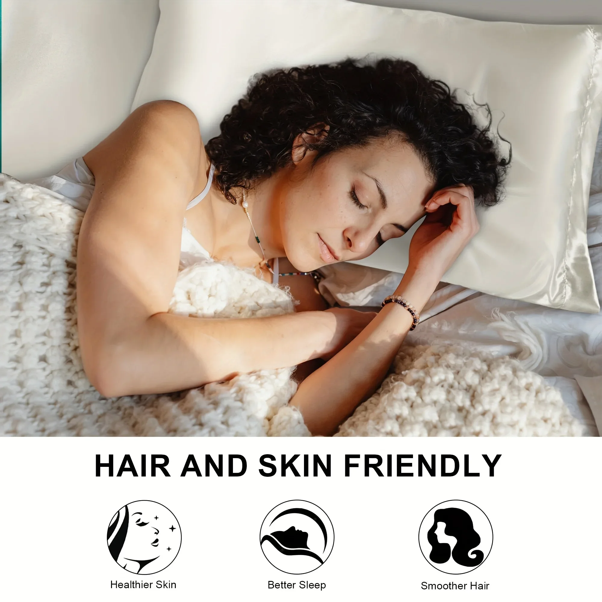 Funda de almohada de satén de  - Silk Pillowcase Set reseña y precio