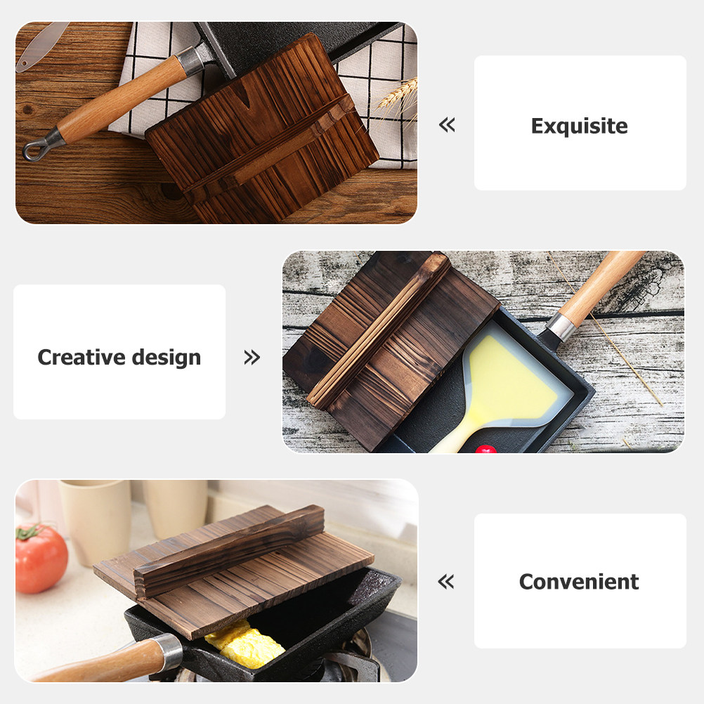 Tapa de madera para sartén, ta - Wooden Serving Tray reseña y precio