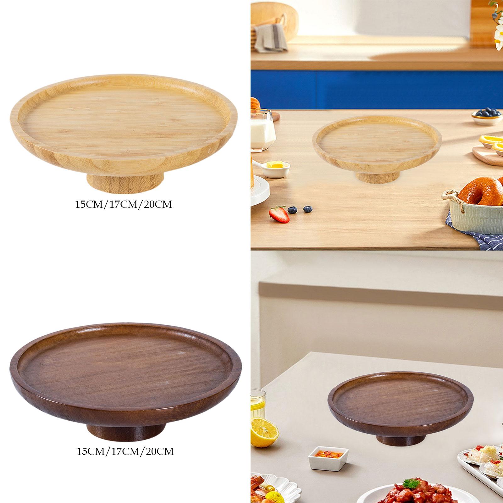 Soporte de madera para pastele - Wooden Serving Tray reseña y precio
