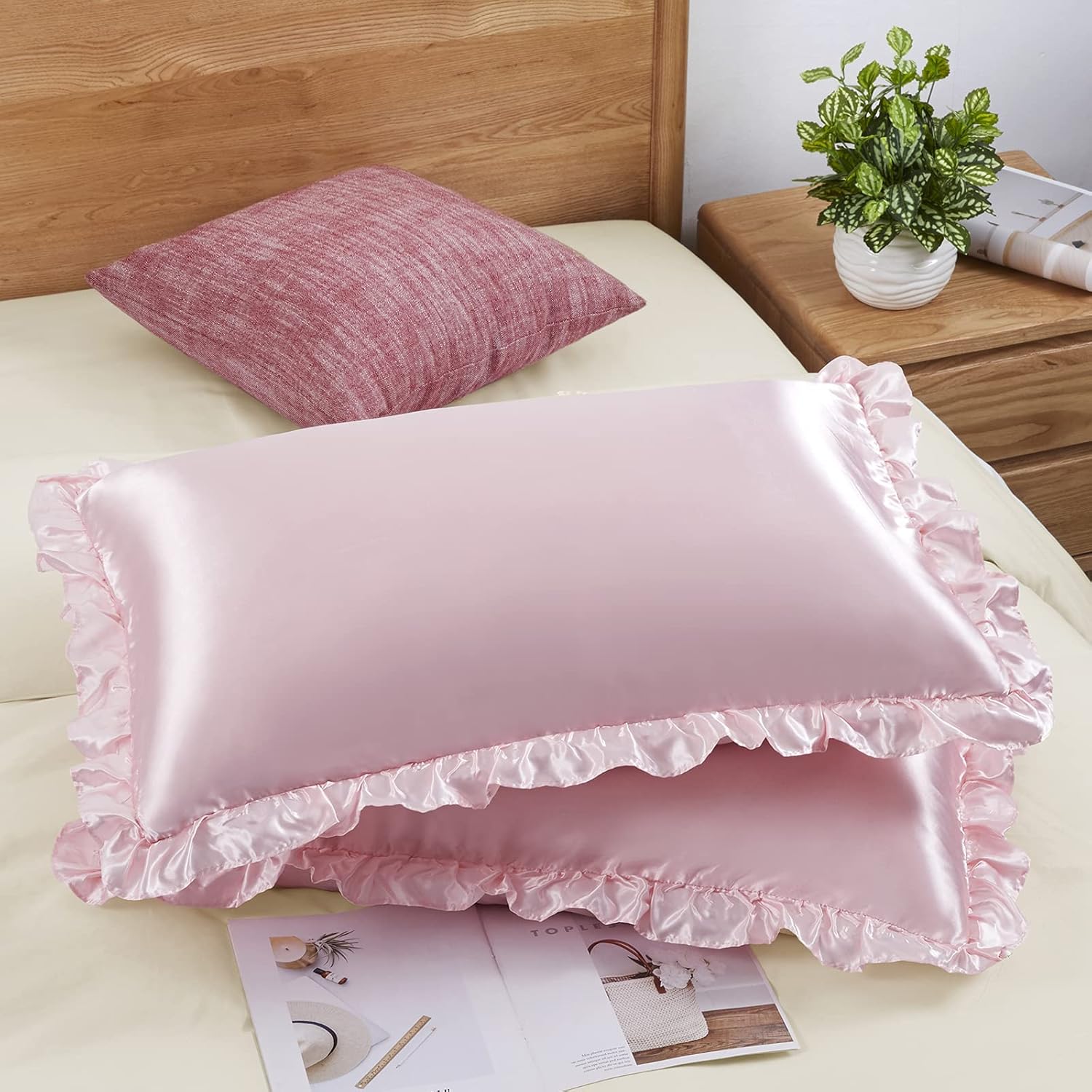 2 Fundas de Almohada de Satén  - Silk Pillowcase Set reseña y precio