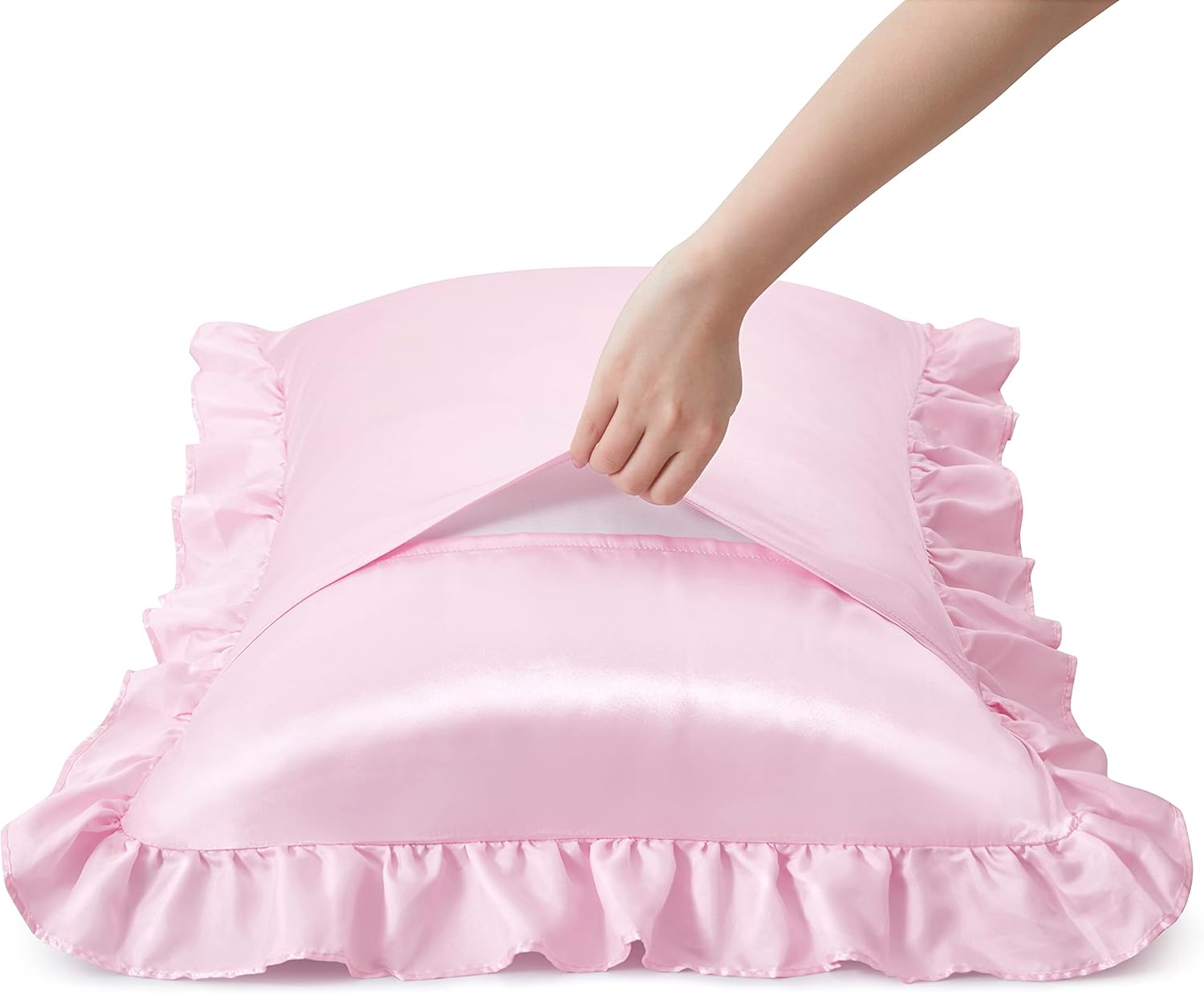 2 Fundas de Almohada de Satén  - Silk Pillowcase Set reseña y precio