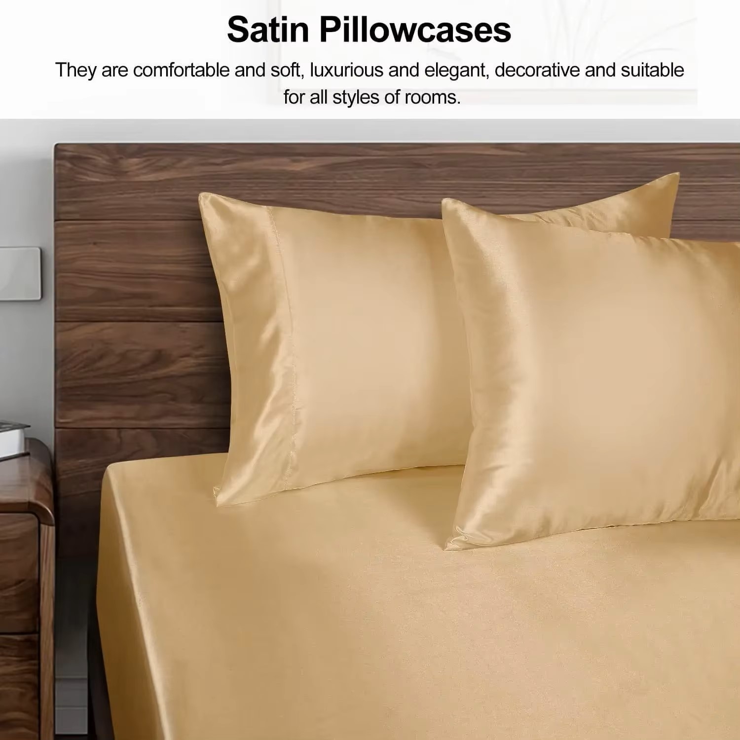 1 Funda de Almohada de Satén p - Silk Pillowcase Set reseña y precio