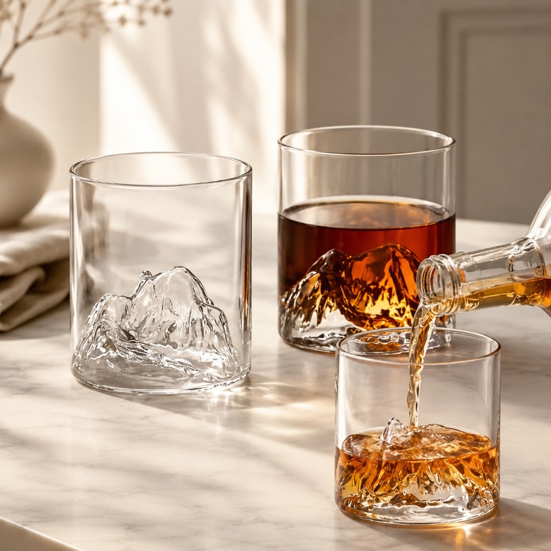 Vaso de Whisky Guanshan, Copa  - Crystal Wine Glass reseña y precio