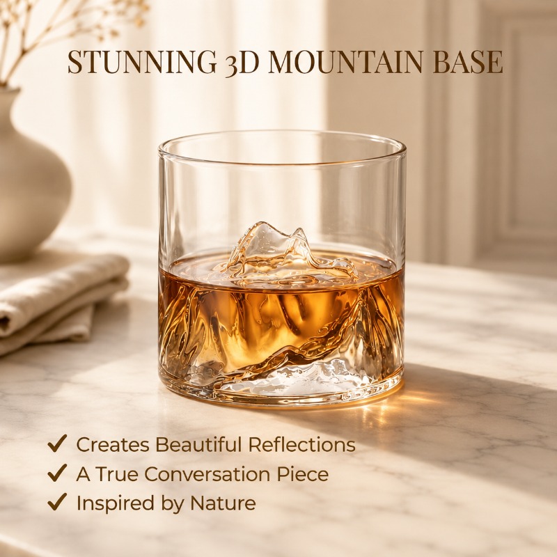 Vaso de Whisky Guanshan, Copa  - Crystal Wine Glass reseña y precio