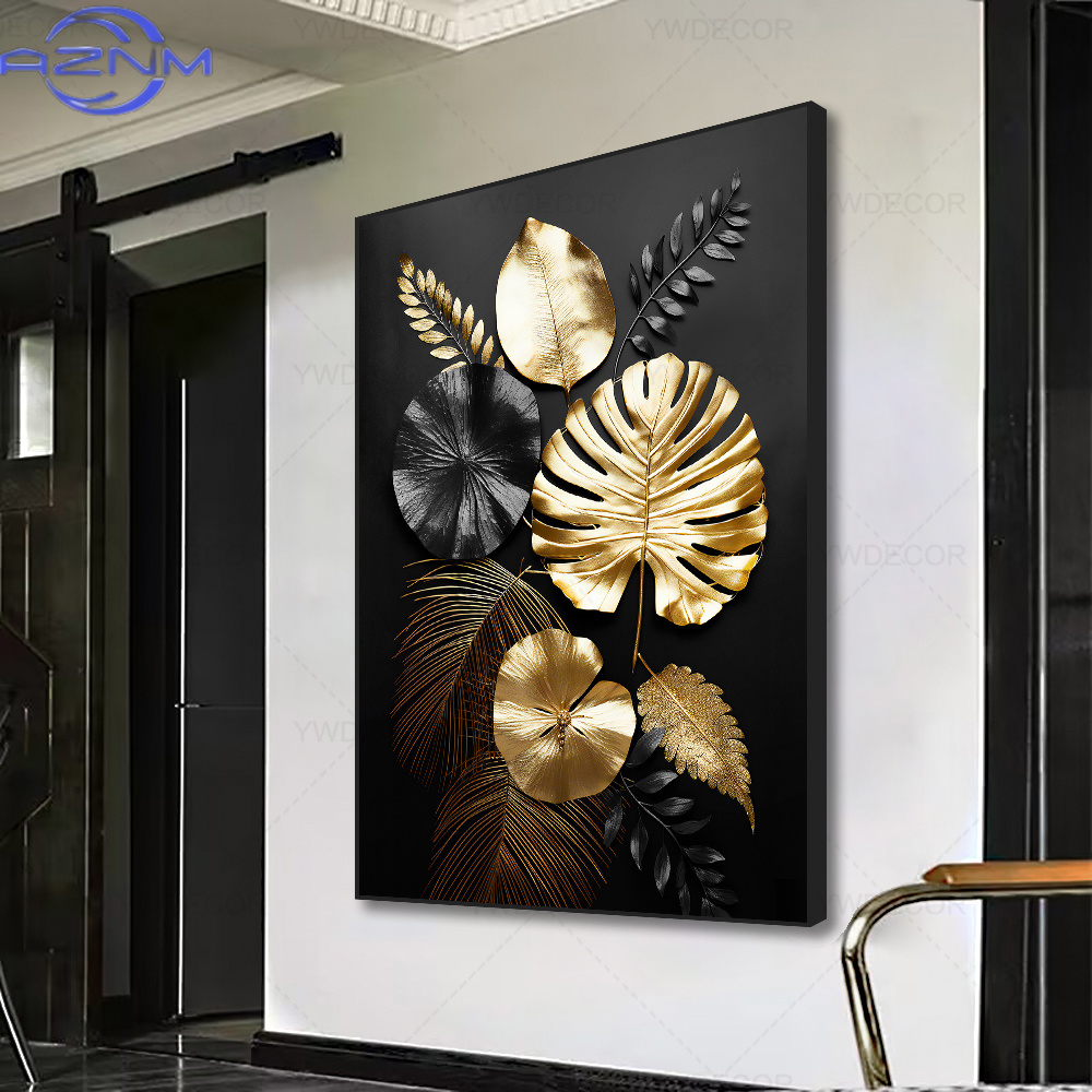 AZNM - Póster de Lona con Hoja - Luxury Lifestyle Japan reseña y precio